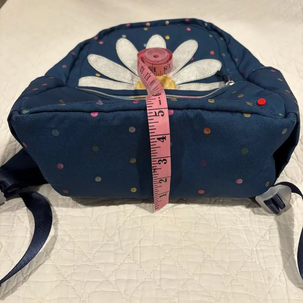 STATE DAISY RAINBOW DOT KANE Backpack Girl Blue SzOS Scholastic Sporty Girly Fun